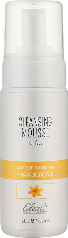 Мусс для умывания лица с АНА кислотами - Elenis Primula Cleansing Mousse