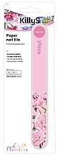 Парфумерія, косметика Пилочка для нігтів пряма, 180/240 - KillyS Flora Love Pink