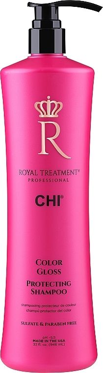 Захисний шампунь для фарбованого волосся - Chi Royal Treatment Color Gloss Protecting Shampoo