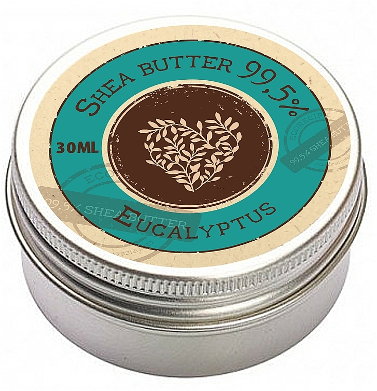 Масло ши "Эвкалипт" - Soap&Friends Eukaliptus Shea Butter 99,5% — фото N1
