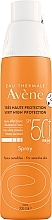 Духи, Парфюмерия, косметика Солнцезащитный спрей - Avene Eau Thermale Sun Very High Protection Spray SPF50