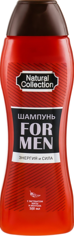 Шампунь "Энергий и сила" - Pirana Natural Collection Shampoo For Men