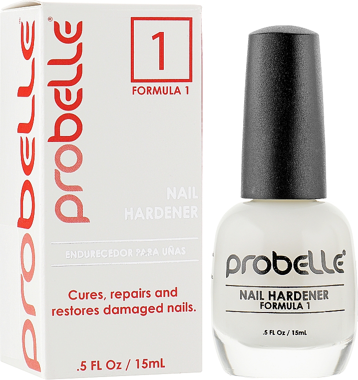 Средство для лечения и восстановления поврежденных ногтей - Probelle Touch N'Grow Nail Hardener (Formula 1)