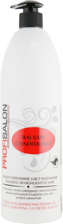 Бальзам-кондиционер с маслом макадамии и кератином - Profi Salon Hair Conditioner — фото N1