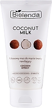 Увлажняющий очищающий кокосовый мусс для лица - Bielenda Coconut Milk Moisturizing Face Mousse — фото N1