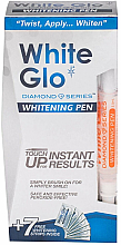 Набір - White Glo Diamond Series Whitening Pen (whit/pen/2,5ml + whit/14 strips) — фото N1