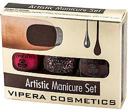 Духи, Парфюмерия, косметика Набор лаков - Vipera Set Artistic Manicure (n/pol/5,5mlx3)