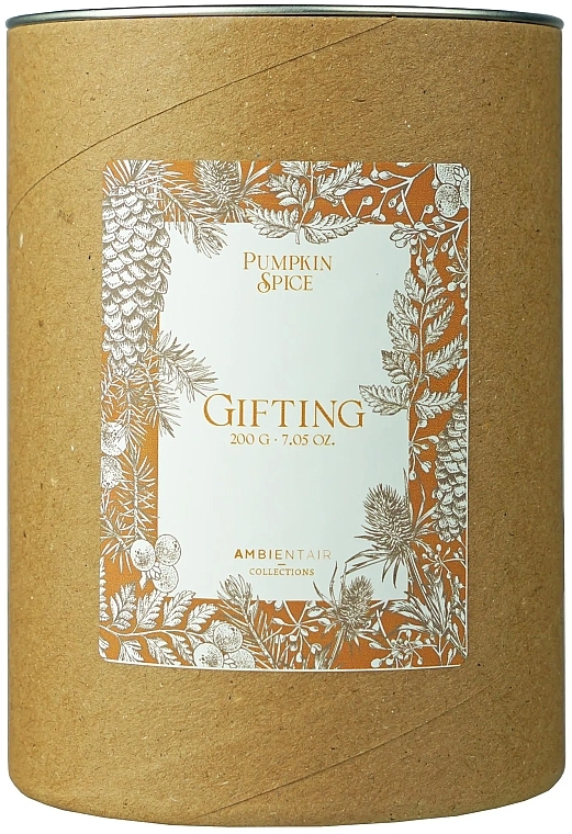 Ароматична свічка "Pumpkin Spice" - Ambientair Gifting Scented Candle Special Edition — фото N2