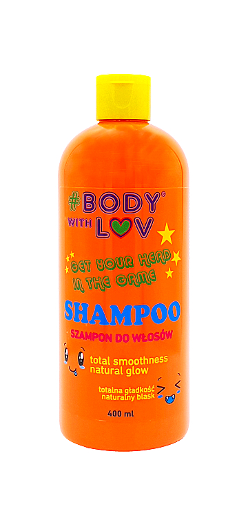 Шампунь "Тотальная гладкость" для вьющихся волос - New Anna Cosmetics #Bodywithluv Shampoo — фото N1