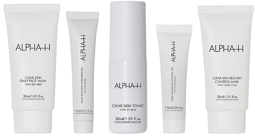 Набір, 5 продуктів - Alpha-H Clear Skin Kit — фото N1