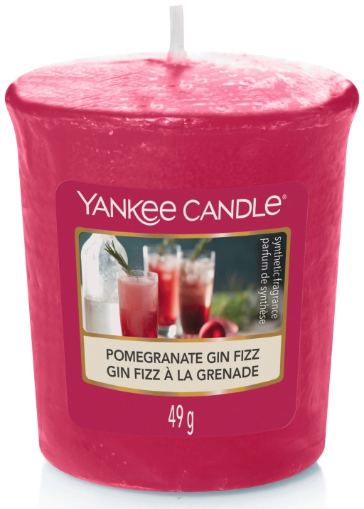Ароматическая свеча - Yankee Candle Pomegranate Gin Fizz Votive Candle — фото N1