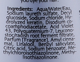 УЦЕНКА Антижелтый шампунь для светлых волос - Phytorelax Laboratories Keratin No-Yellow Shampoo * — фото N3