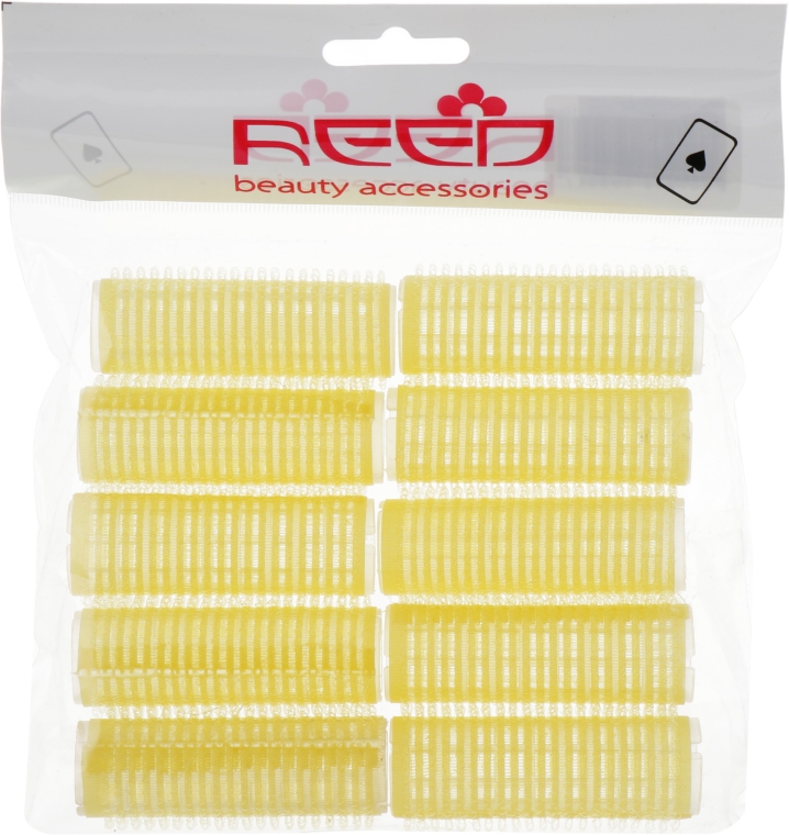 Бигуди-липучки 20 мм, желтые - Reed Curlers — фото N1