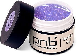Парфумерія, косметика Гель моделювальний, фіолетовий - PNB UV/LED Builder Gel Purple Stardust