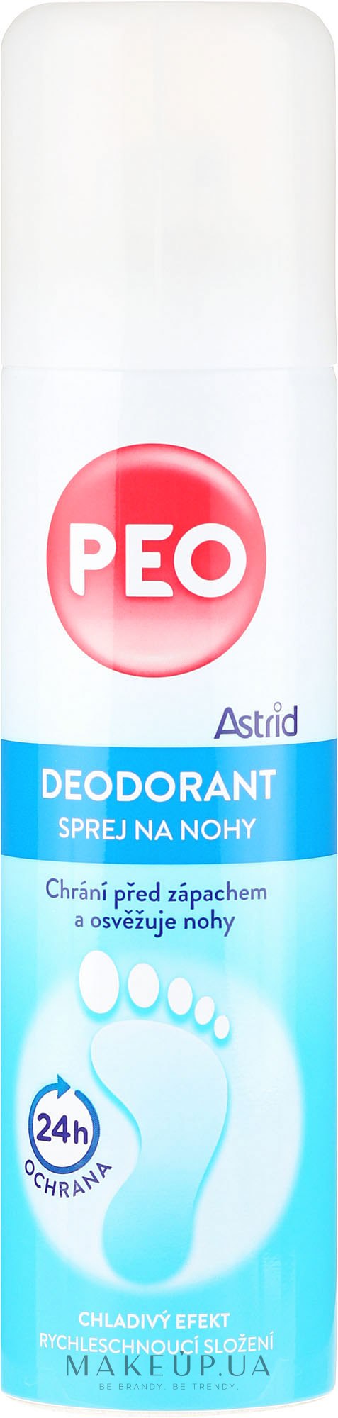 Дезодорант для ніг - Astrid Foot Deodorant Spray Peo — фото 150ml