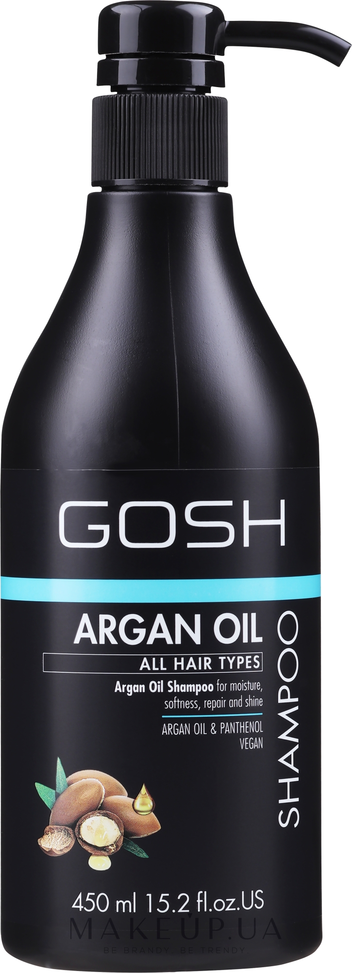 Шампунь для волосся з аргановою олією - Gosh Argan Oil Shampoo — фото 450ml