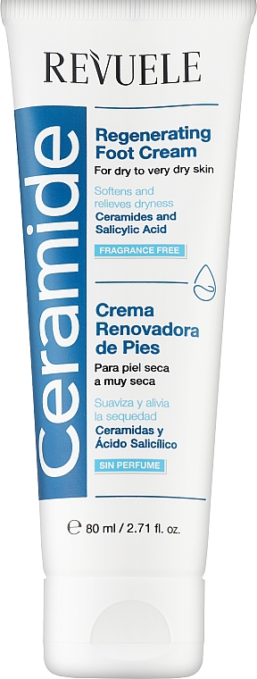 Восстанавливающий крем для ног - Revuele Ceramide Regenerating Foot Cream — фото N1