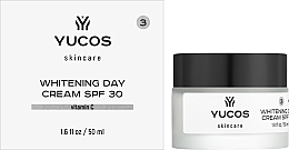 Відбілювальний крем для обличчя, SPF 30 - Yucos Whitening Day Cream SPF 30 — фото N2