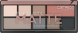 Палетка теней для век - Catrice The Dusty Matte Eyeshadow Palette — фото N1
