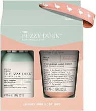 Набор - Baylis & Harding The Fuzzy Duck Cotswold Spa Luxury Mood Boosting Duo Gift Set (sh/gel/100ml + h/cr/50ml) — фото N1