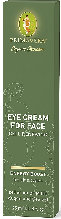 Крем для шкіри навколо очей, для оновлення клітин - Primavera Eye Cream For Face Cell Renewing — фото N3
