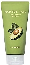 Пенка для умывания с экстрактом авокадо - The Saem Natural Daily Cleansing Foam Avocado — фото N1