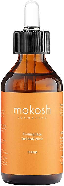 Еліксир для обличчя і тіла  "Апельсин" - Mokosh Cosmetics Firming Face And Body Elixir — фото N1