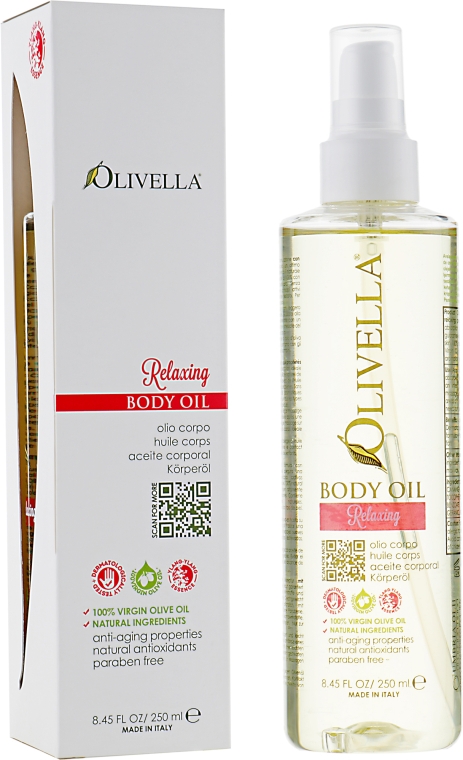 Розслаблювальна олія для тіла - Olivella Relaxing Body Oil — фото N1