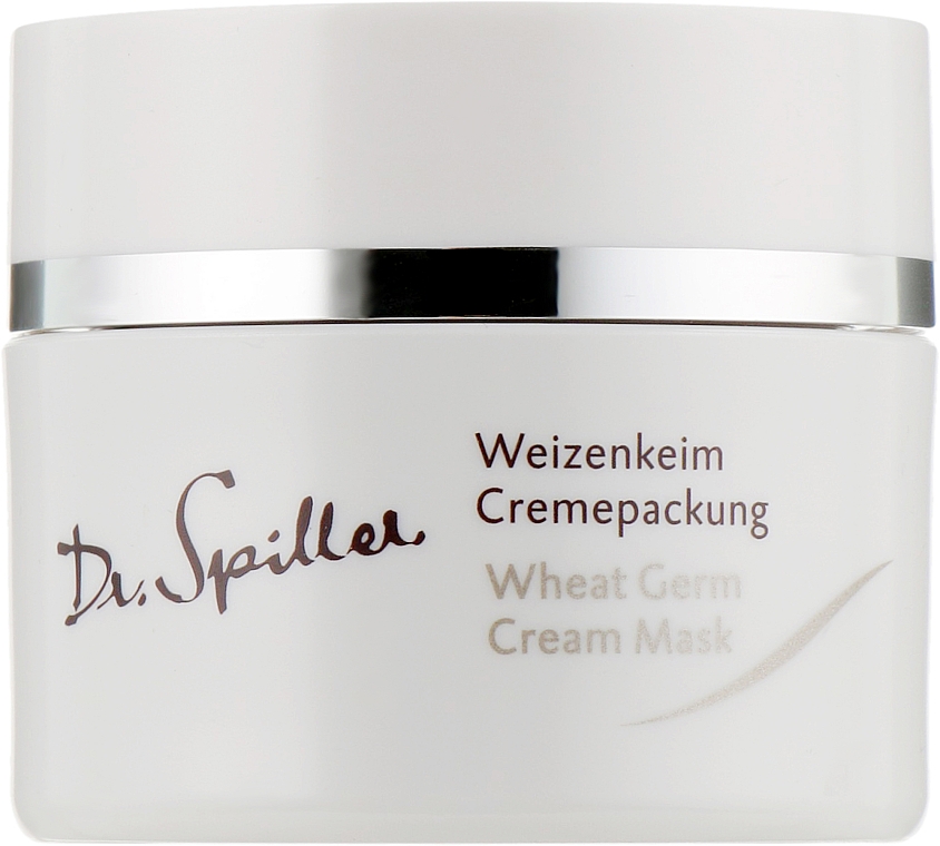 Питательная крем-маска с маслом зародышей пшеницы - Dr. Spiller Wheat Germ Cream Mask 