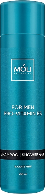 Шампунь-гель с провитамином В5 для мужчин - Moli — фото N2