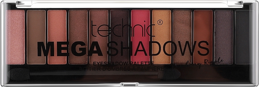 Палетка теней для глаз - Technic Cosmetics Mega Shadows Eyeshadow — фото N2