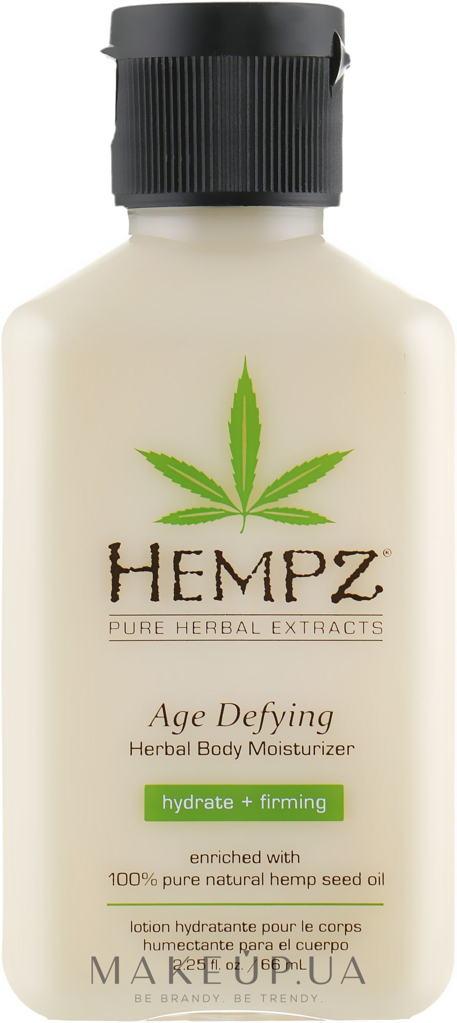 Зволожуюче рослинне молочко для тіла - Hempz Age Defying Herbal Moisturizer — фото 65ml