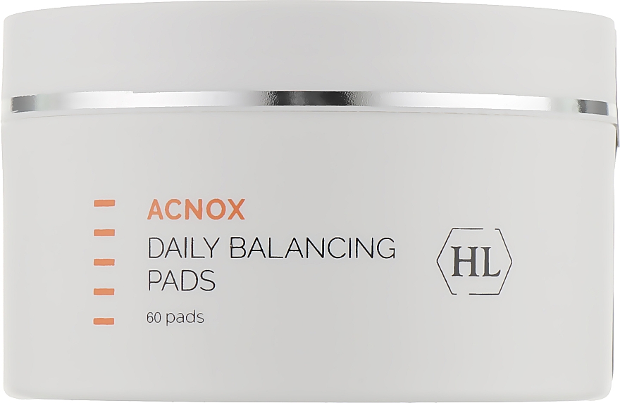 Диски для лица смоченные лосьоном - Holy Land Cosmetics Acnox Daily Balancing Pads — фото N1