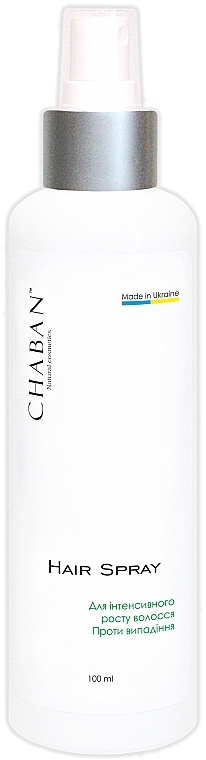 Спрей для інтенсивного росту волосся. Проти випадіння - Chaban Natural Cosmetics Hair Spray — фото N1