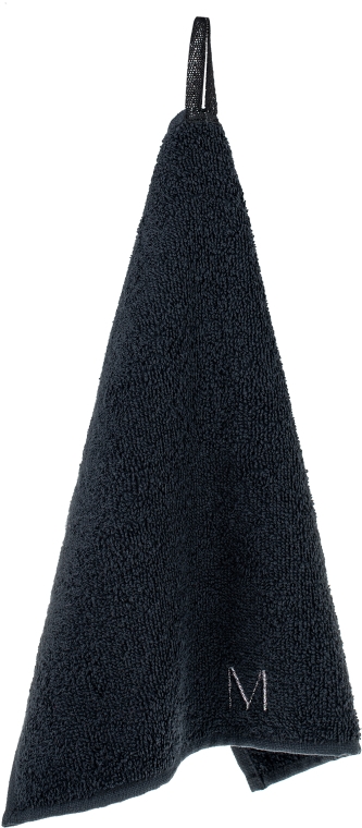 Дорожный набор полотенец для лица, черные "MakeTravel" - MAKEUP Face Towel Set — фото N3