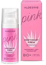 Ночной питательный крем для лица - Aloesove Pink Nourishing Face Cream — фото N3
