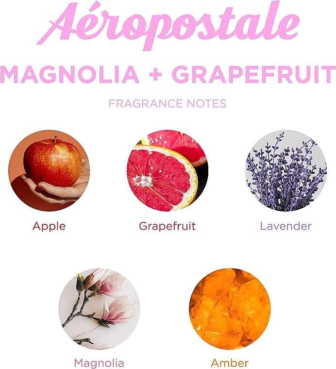 Ароматична свічка - Aeropostale Magnolia & Grapefruit Fine Fragrance Candle — фото N4