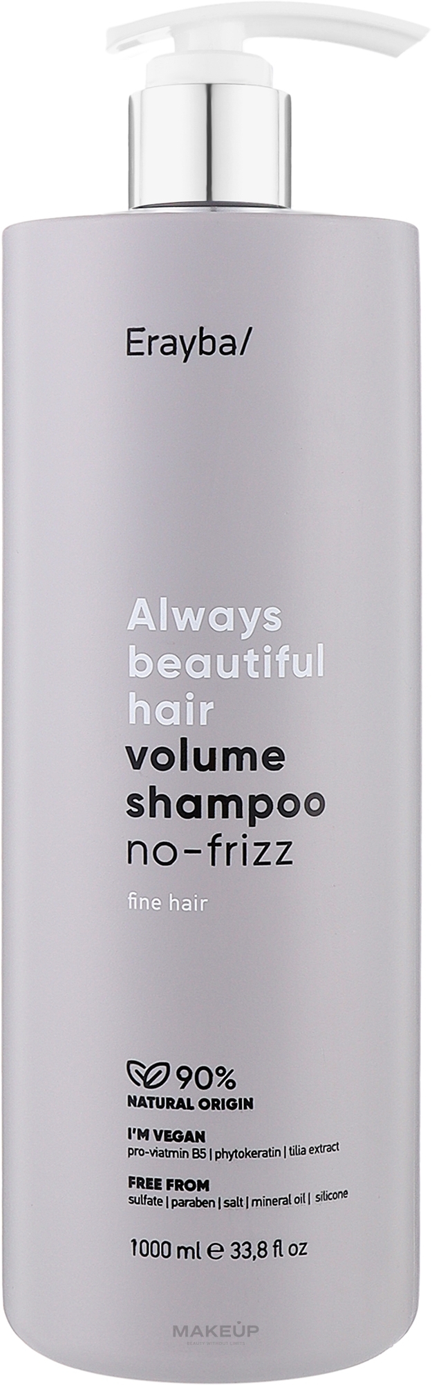 Шампунь для об'єму волосся - Erayba ABH Volume Shampoo No-frizz — фото 1000ml