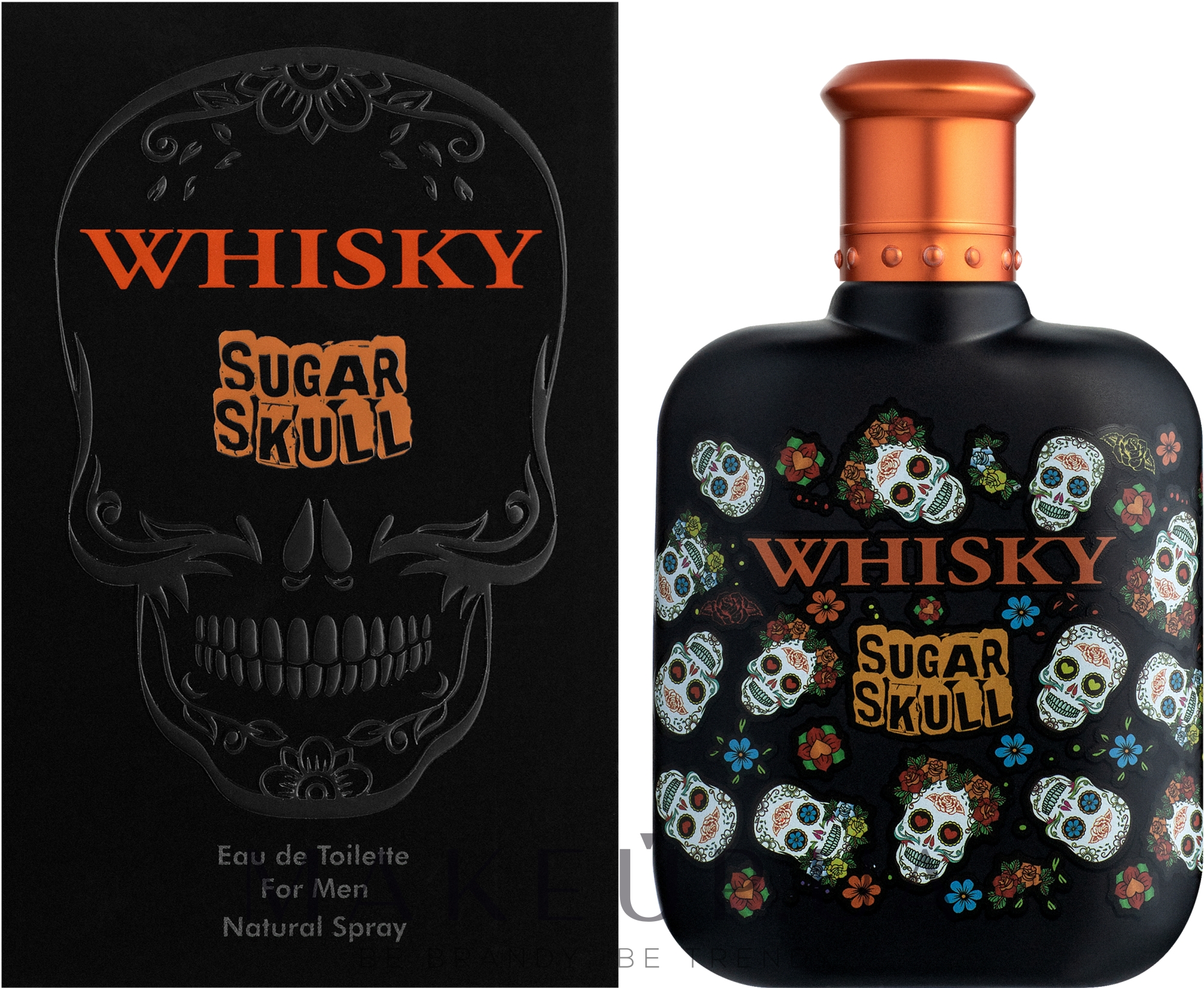Evaflor Whisky Sugar Skull - Туалетна вода — фото 100ml