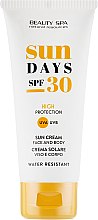 Духи, Парфюмерия, косметика Солнцезащитный крем для лица и тела - Beauty Spa Sun Days SPF30 High Protection