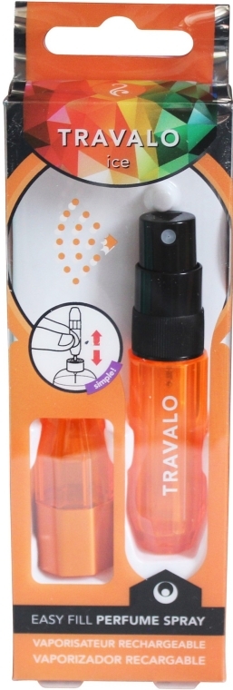 Атомайзер - Travalo Ice Orange Refillable Spray — фото N1