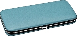 Маникюрный набор, 5 предметов "Siena", застежка клипса, ocean blue - Erbe Solingen Manicure Clip-Top Case — фото N2