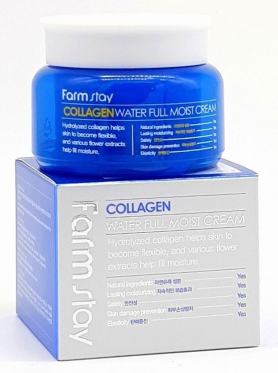 Зволожувальний крем з колагеном - FarmStay Collagen Water Full Moist Cream — фото N2