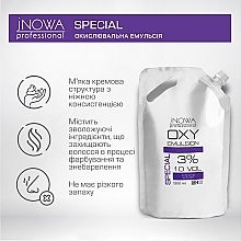 Окислительная эмульсия 3% - jNOWA Professional OXY Emulsion Special 10 vol (дой-пак) — фото N2