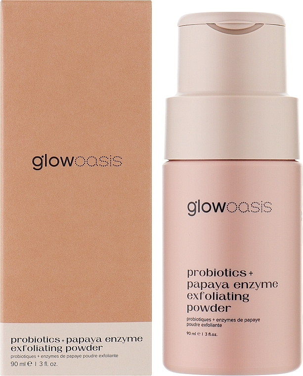 Энзимная пудра для умывания лица - Glowoasis Probiotitics + Papaya Enzyme Exfoliating Powder — фото N2