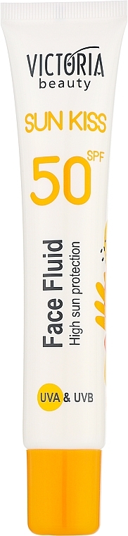 Сонцезахисний флюїд - Victoria Beauty Sun Kiss Sun Protection Face Fluid SPF50 — фото N1