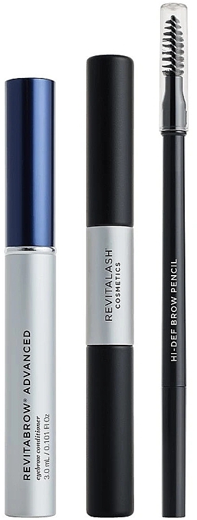 Набор - Revitalash Brow Icons Collection (brow/cond/3ml + brow/gel/5ml + brow/pencil/0.14g) — фото N2