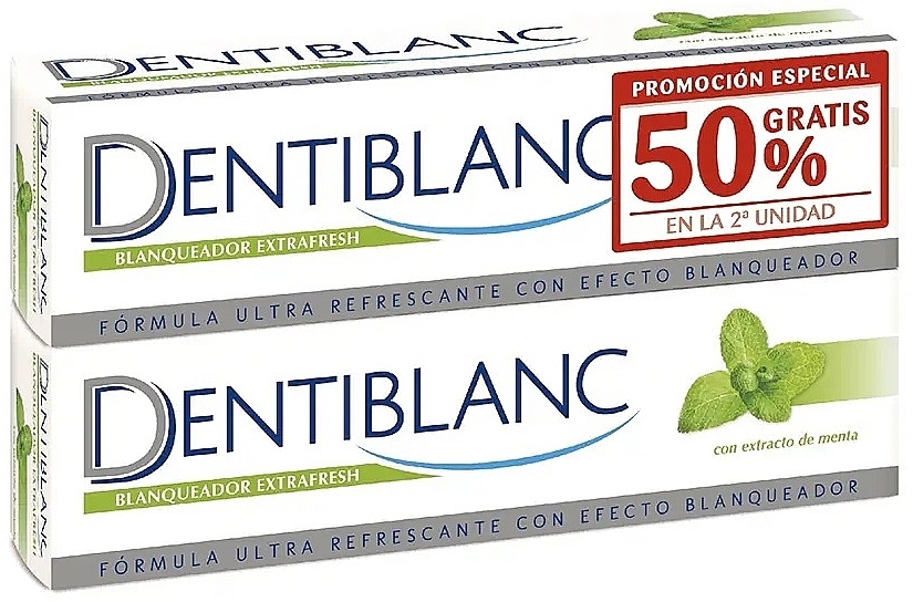 Набір - Dentiblanc Extrafresh Whitening Set (toothpaste/2x100ml) — фото N1