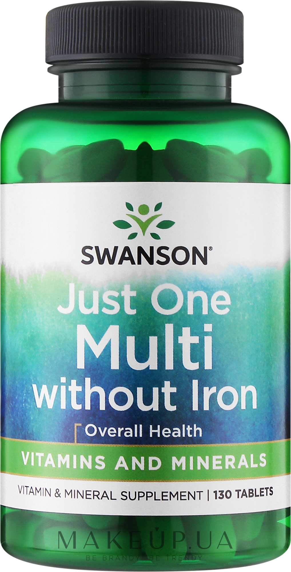 Комплекс витаминов и минералов - Swanson Multi Without Iron Century Formula — фото 130шт