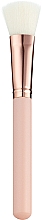 Набір пензлів для макіяжу у косметичці, 15 шт., рожевий - King Rose — фото N4